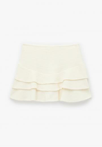 Юбка с воланами