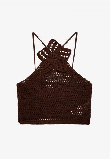 Топ на бретельках