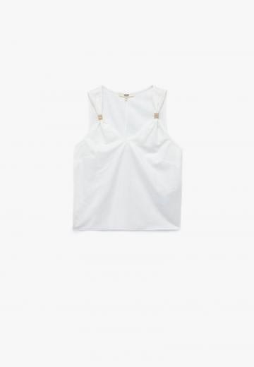 Блузка без рукавов