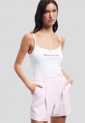 Топ на бретельках