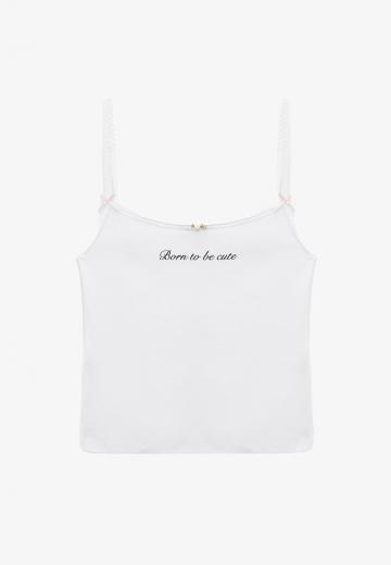 Топ на бретельках