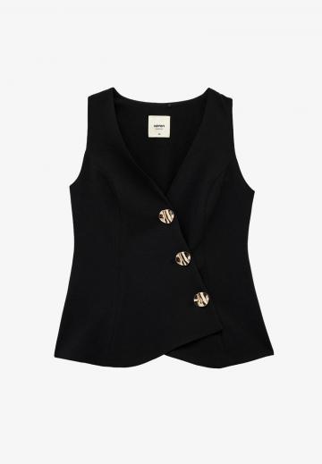 Джинсовая жилетка