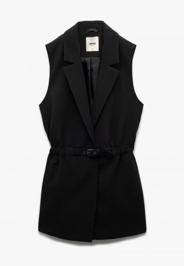 Длинный жилет