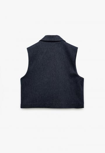 Джинсовая жилетка