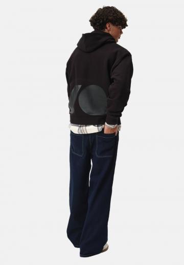 Пуловер с капюшоном