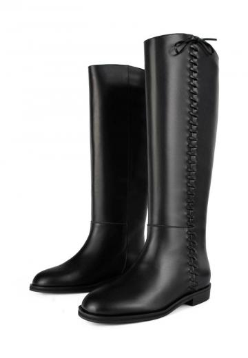 Сапоги на шнуровке