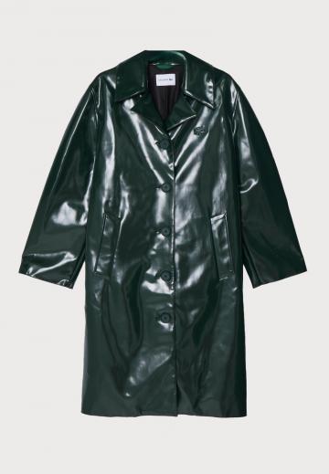 Пальто из искусственной кожи
