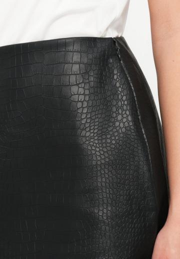 Кожаная юбка