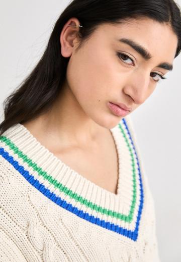 Длинный пуловер