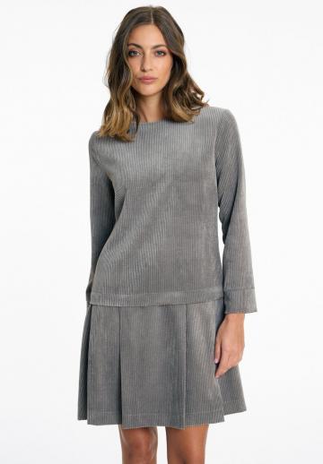 Вязаное платье