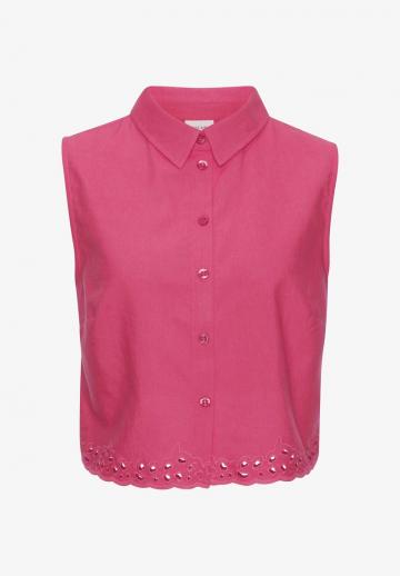 Блузка без рукавов