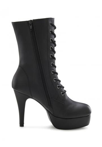 Полусапожки на высоком каблуке