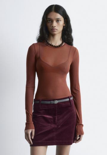 Юбка с накладными карманами