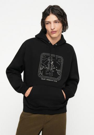 Пуловер с капюшоном