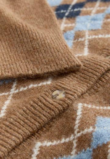 Жаккардовая кофта