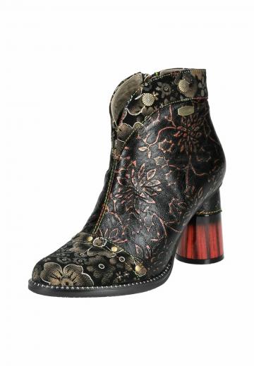 Полусапожки на высоком каблуке