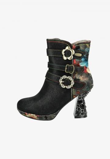 Полусапожки на высоком каблуке