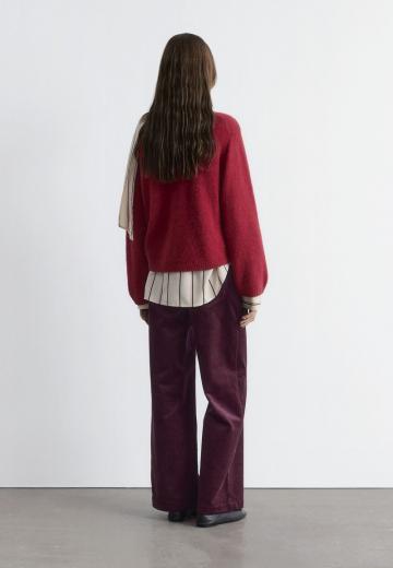 Пуловер в полоску