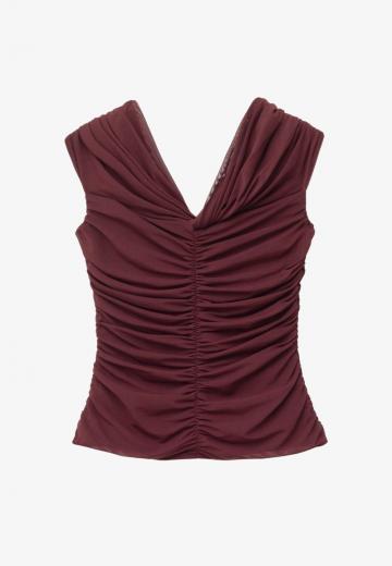 Блузка без рукавов