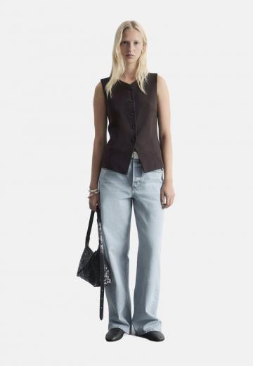 Джинсовая жилетка