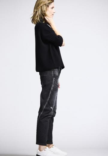 Пуловер с рукавом три четверти