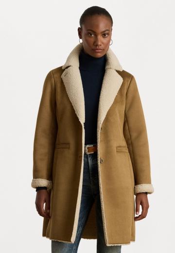 Пальто из искусственной кожи