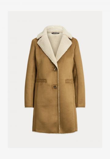 Пальто из искусственной кожи