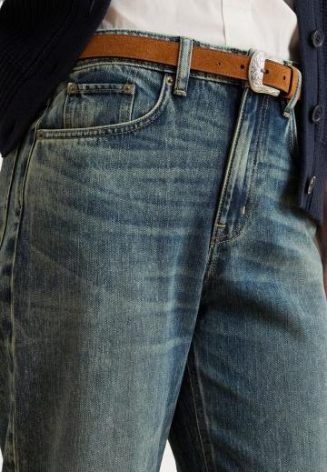 Прямые джинсы