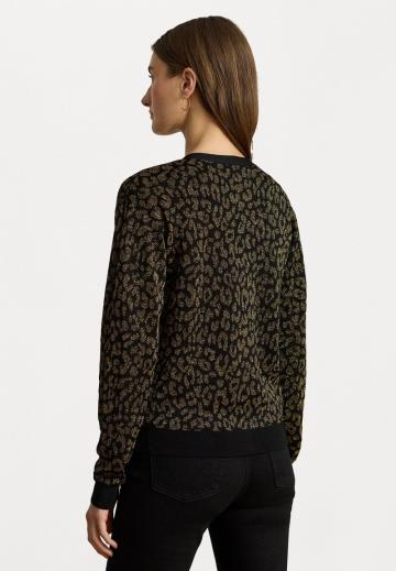 Жаккардовая вязаная кофта