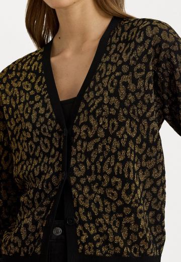 Жаккардовая вязаная кофта
