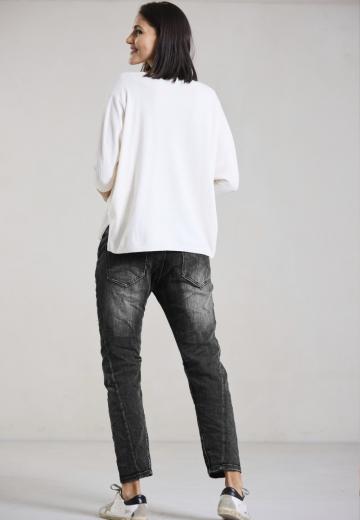 Пуловер с рукавом три четверти