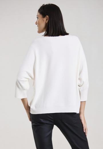 Пуловер с рукавом три четверти