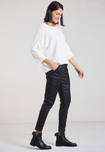 Пуловер с рукавом три четверти