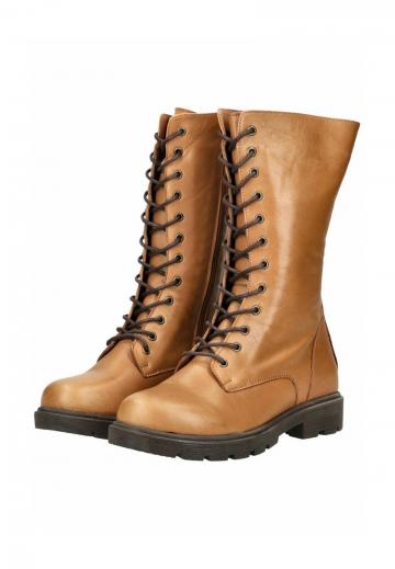Сапоги на шнуровке
