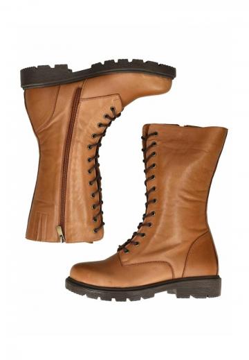 Сапоги на шнуровке