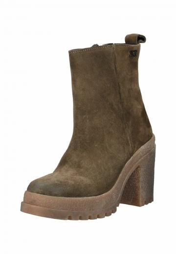 Полусапожки на высоком каблуке