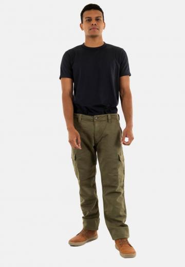 Брюки с накладными карманами