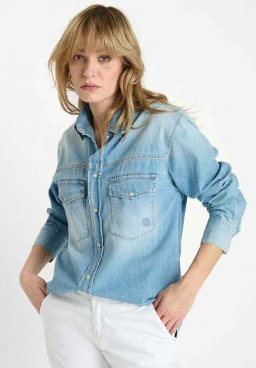 Джинсовая блузка