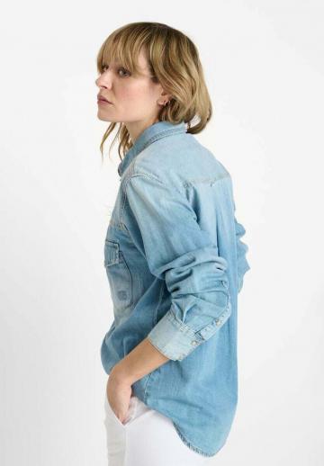 Джинсовая блузка