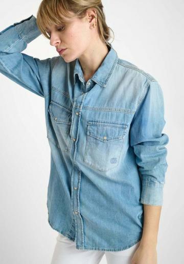 Джинсовая блузка