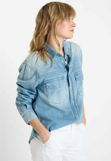 Джинсовая блузка