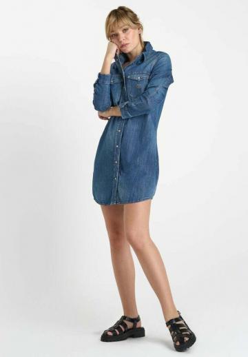 Джинсовое платье