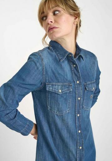 Джинсовое платье