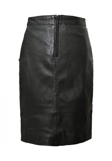 Кожаная юбка