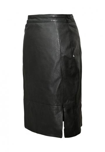 Кожаная юбка