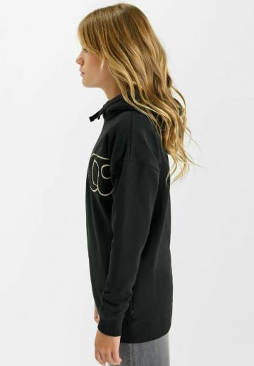 Пуловер с капюшоном