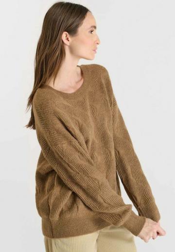 Длинный пуловер