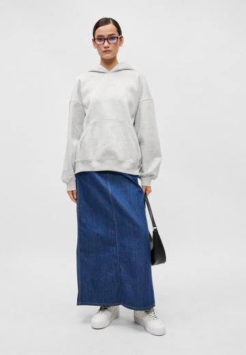 Юбка с накладными карманами