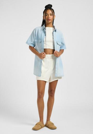 Джинсовая блузка