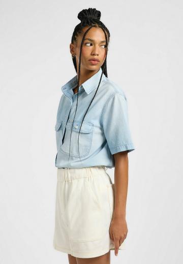 Джинсовая блузка